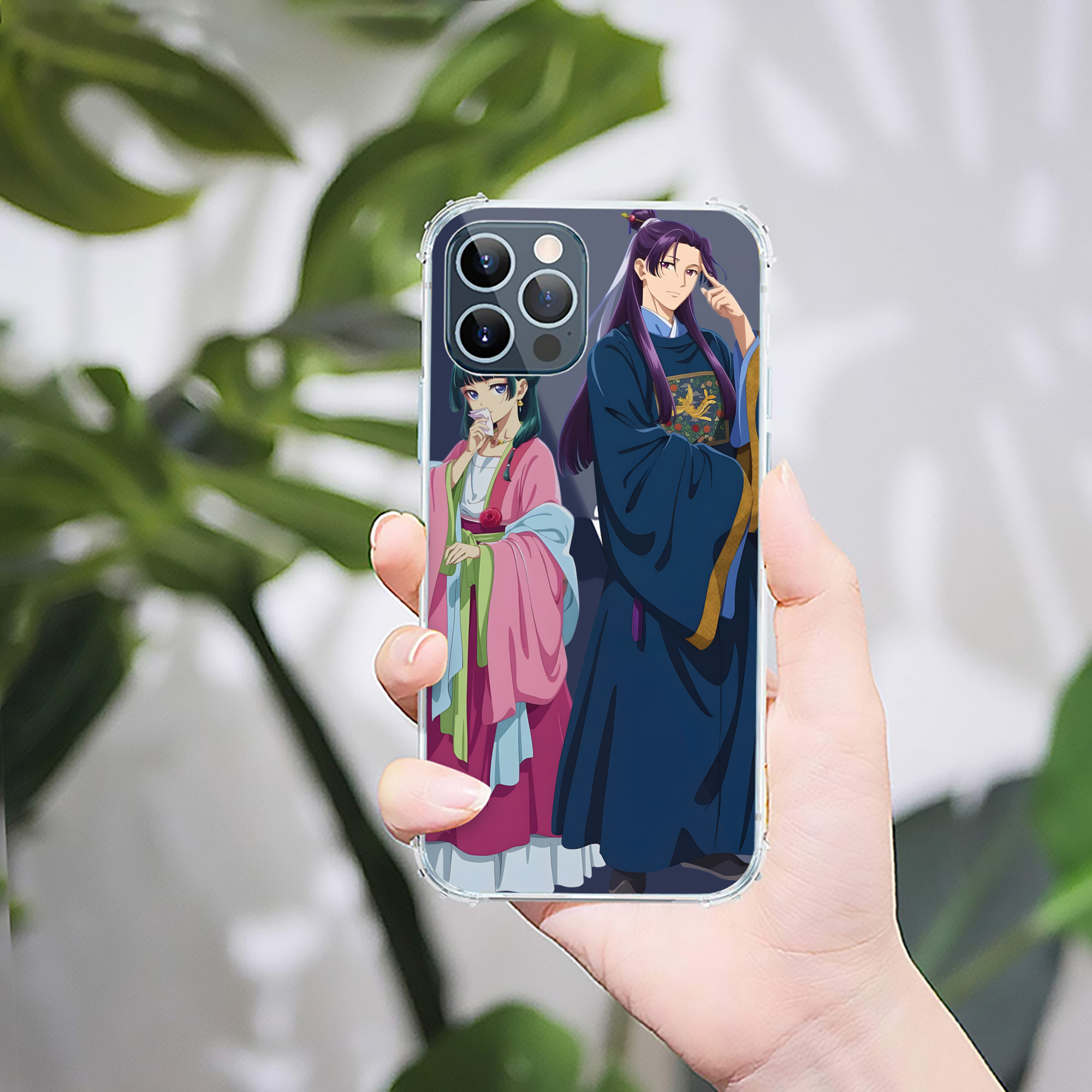 （画像用） 薬屋のひとりごと The Apothecary Diaries 【iPhone 12シリーズ対応】透明スマホケース（クリアソフトケース）